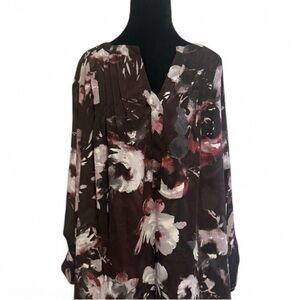 Women’s floral blouse by Vera Wang Sz 1X‎